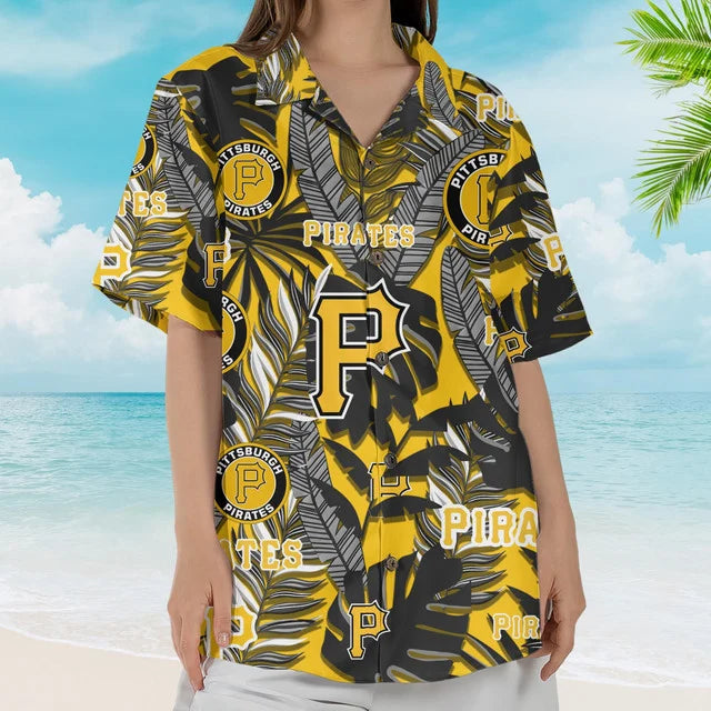 [FLASH SALE] NEW CUSTOMIZED MLB29 PHP PITTSBURGH PIRATES UNISEX HAWAIIAN SHIRT