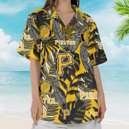 [FLASH SALE] NEW CUSTOMIZED MLB29 PHP PITTSBURGH PIRATES UNISEX HAWAIIAN SHIRT