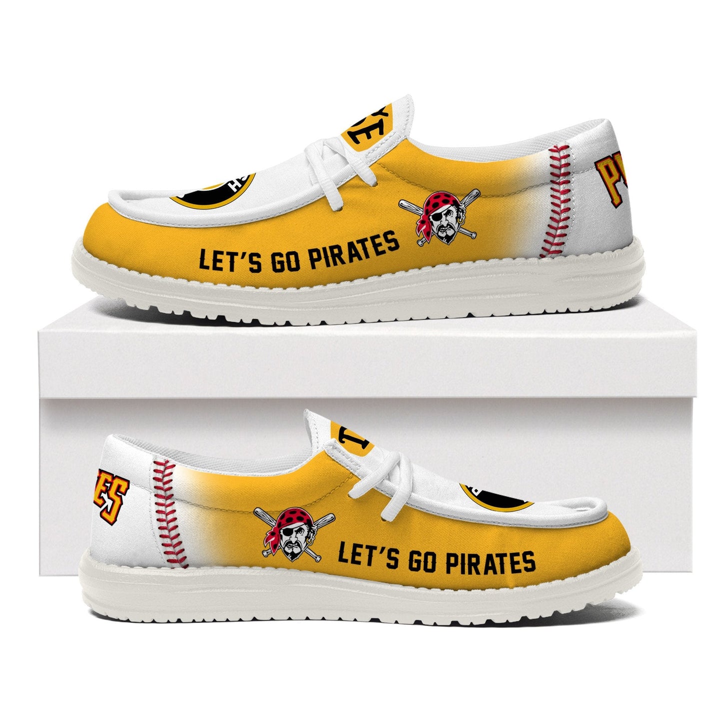 [FLASH SALE] NEW CUSTOMIZED MLB29 PB PIRATES LOAFER SHOES