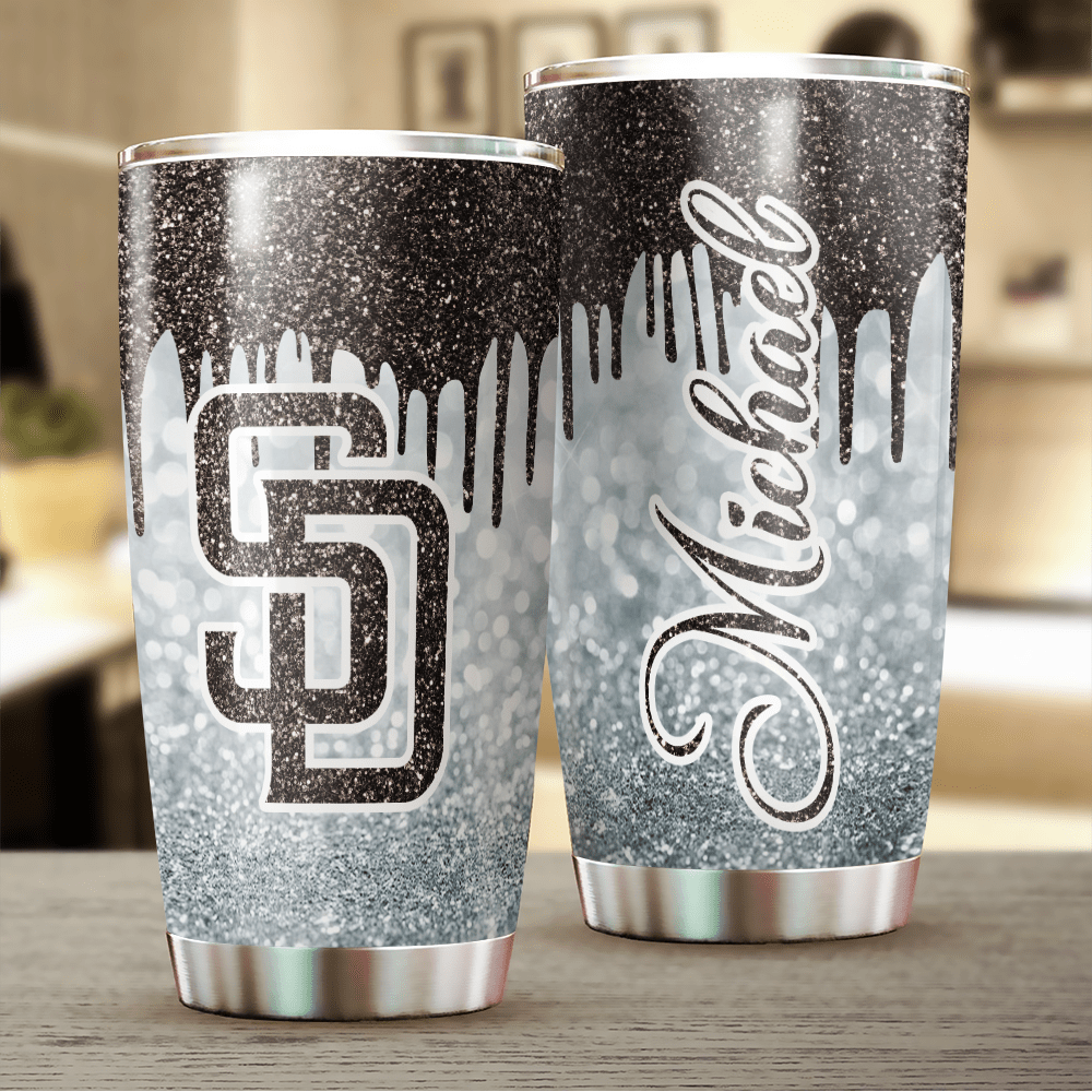[FLASH SALE] NEW CUSTOMIZED MLB18 SD PADRES TUMBLER CUP