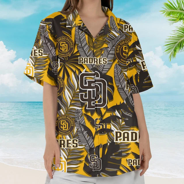 [FLASH SALE] NEW CUSTOMIZED MLB18 SDP SAN DIEGO PADRES UNISEX HAWAIIAN SHIRT