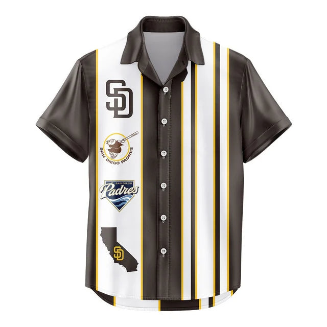[FLASH SALE] NEW CUSTOMIZED MLB18 SDP SAN DIEGO PADRES UNISEX HAWAIIAN SHIRT