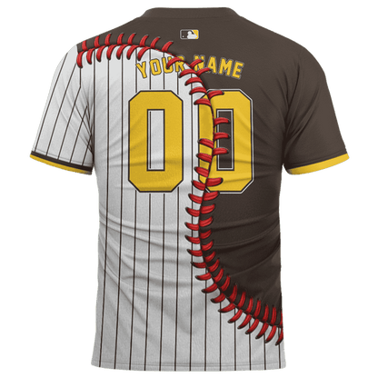 [FLASH SALE] NEW CUSTOMIZED MLB18 SDP SAN DIEGO PADRES BASEBALL JERSEY