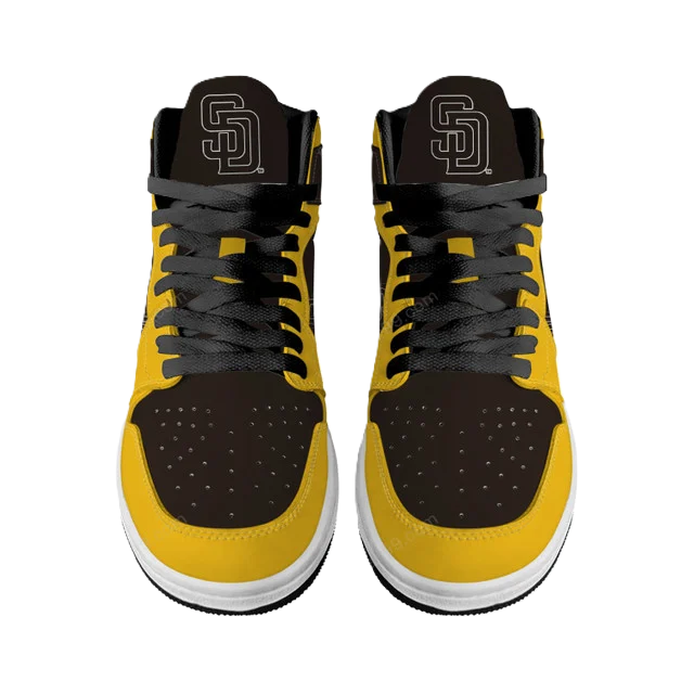 [FLASH SALE] NEW CUSTOMIZED MLB18 SD PADRES AIR JORDAN SNEAKERS