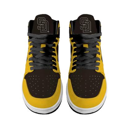 [FLASH SALE] NEW CUSTOMIZED MLB18 SD PADRES AIR JORDAN SNEAKERS