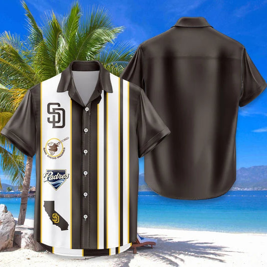 [FLASH SALE] NEW CUSTOMIZED MLB18 SDP SAN DIEGO PADRES UNISEX HAWAIIAN SHIRT