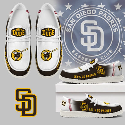 [FLASH SALE] NEW CUSTOMIZED MLB18 SD PADRES LOAFER SHOES