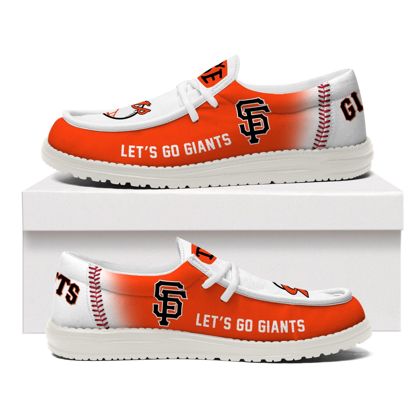 [FLASH SALE] NEW CUSTOMIZED MLB06 SF GIANTS LOAFER SHOES
