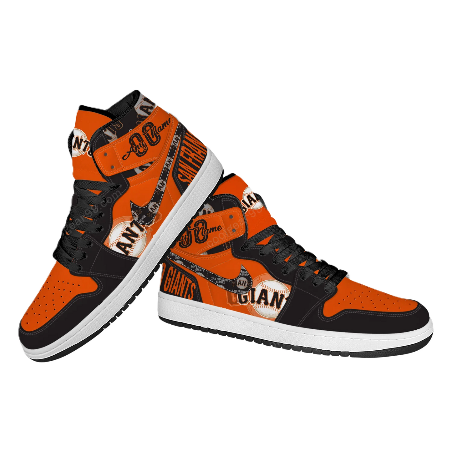 [FLASH SALE] NEW CUSTOMIZED MLB06 SF GIANTS AIR JORDAN SNEAKERS