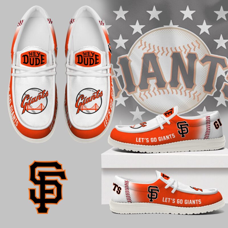 [FLASH SALE] NEW CUSTOMIZED MLB06 SF GIANTS LOAFER SHOES