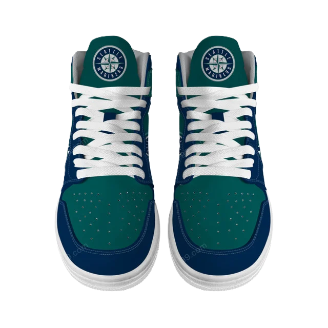 [FLASH SALE] NEW CUSTOMIZED MLB14 ST MARINERS AIR JORDAN SNEAKERS