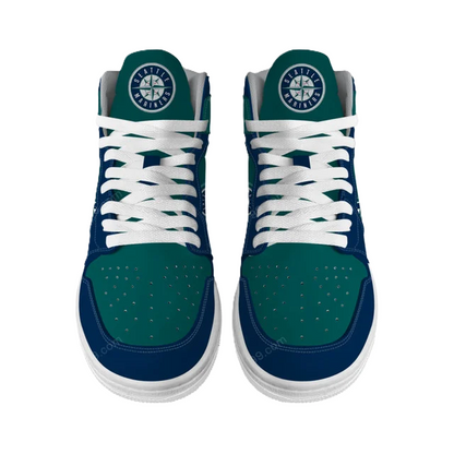 [FLASH SALE] NEW CUSTOMIZED MLB14 ST MARINERS AIR JORDAN SNEAKERS