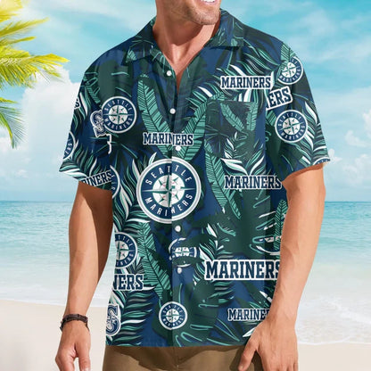 [FLASH SALE] NEW CUSTOMIZED MLB14 SMS SEATTLE MARINERS UNISEX HAWAIIAN SHIRT