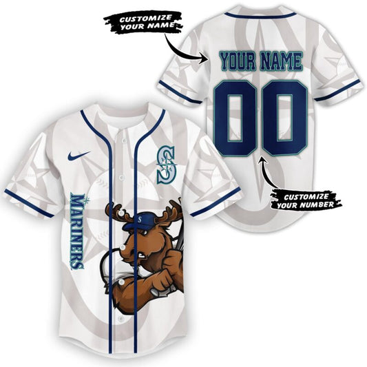 [FLASH SALE] NEW CUSTOMIZED MLB14 ST MARINERS BASEBALL JERSEY