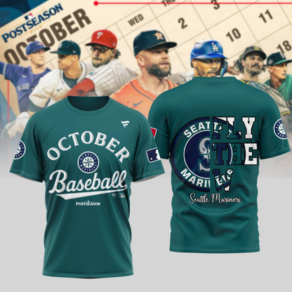 [FLASH SALE] NEW CUSTOMIZED MLB14 SMS SEATTLE MARINERS T-SHIRT, HOODIE, ZIP HOODIE
