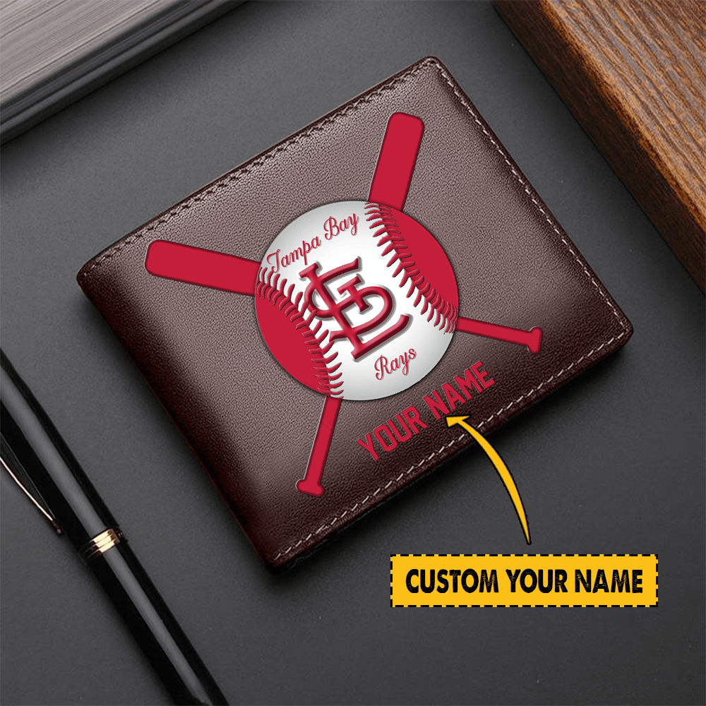 [FLASH SALE] NEW CUSTOMIZED MLB24 SL CARDINALS LEATHER WALLET