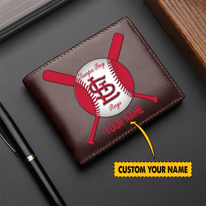 [FLASH SALE] NEW CUSTOMIZED MLB24 SL CARDINALS LEATHER WALLET