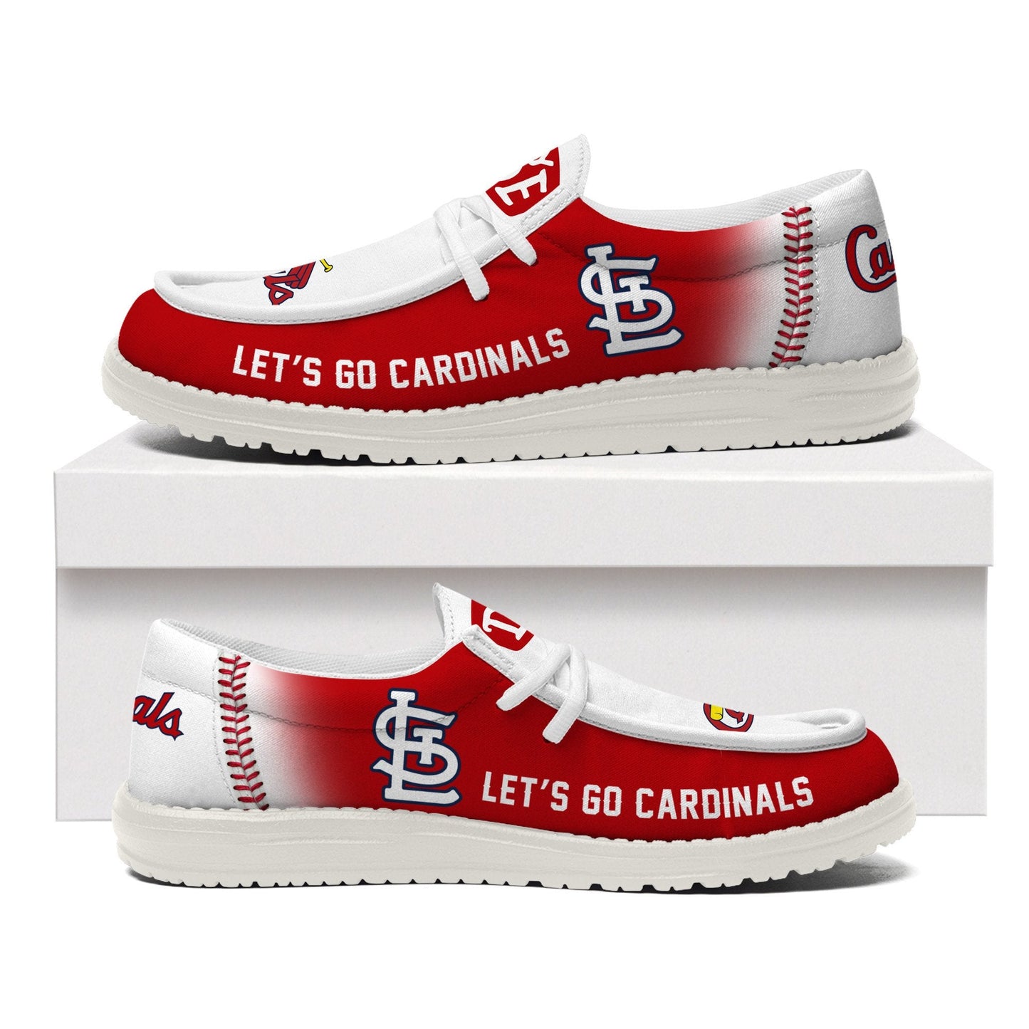 [FLASH SALE] NEW CUSTOMIZED MLB24 SL CARDINALS LOAFER SHOES