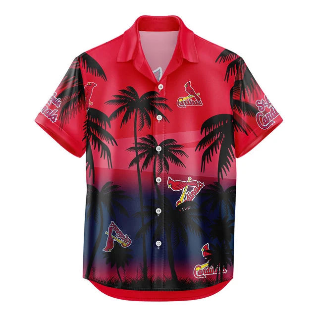 [FLASH SALE] NEW CUSTOMIZED MLB24 SLC ST. LOUIS CARDINALS UNISEX HAWAIIAN SHIRT & SHORTS SET