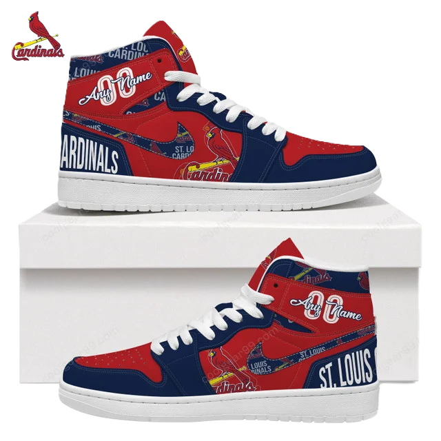 [FLASH SALE] NEW CUSTOMIZED MLB24 SL CARDINALS AIR JORDAN SNEAKERS