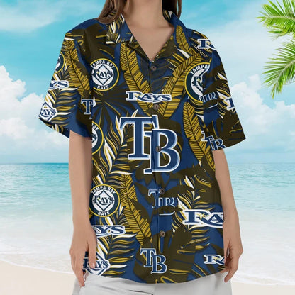 [FLASH SALE] NEW CUSTOMIZED MLB21 TBR TAMPA BAY RAYS UNISEX HAWAIIAN SHIRT