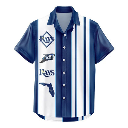 [FLASH SALE] NEW CUSTOMIZED MLB21 TBR TAMPA BAY RAYS UNISEX HAWAIIAN SHIRT