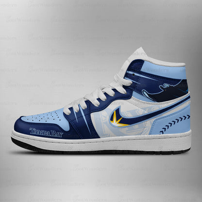 [FLASH SALE] NEW CUSTOMIZED MLB21 TB RAYS AIR JORDAN SNEAKERS