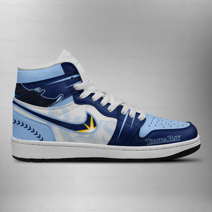 [FLASH SALE] NEW CUSTOMIZED MLB21 TB RAYS AIR JORDAN SNEAKERS