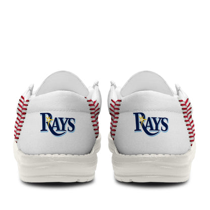[FLASH SALE] NEW CUSTOMIZED MLB21 TB RAYS LOAFER SHOES