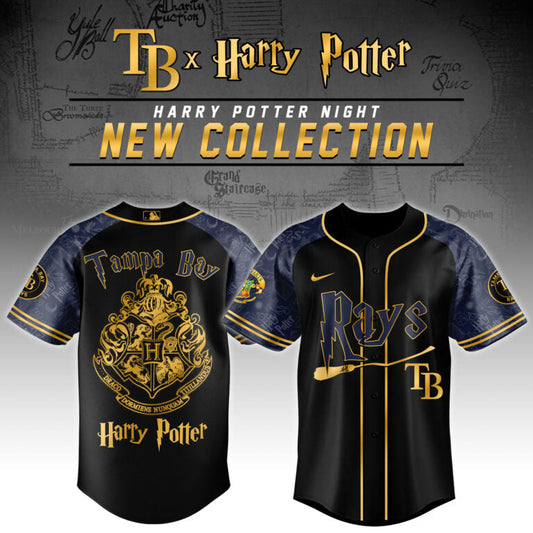 [FLASH SALE] NEW CUSTOMIZED MLB21 TB RAYS x HARRY POTTER BASEBALL JERSEY & CAP