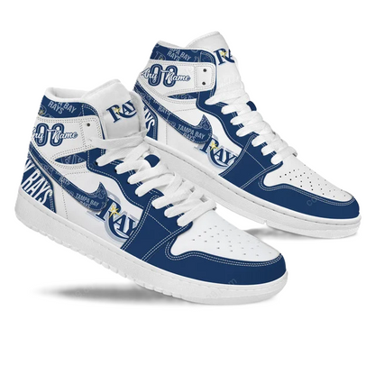 [FLASH SALE] NEW CUSTOMIZED MLB21 TB RAYS AIR JORDAN SNEAKERS
