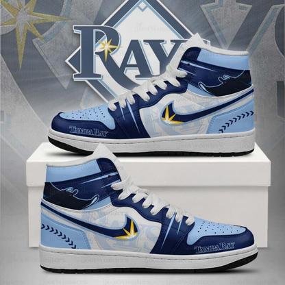 [FLASH SALE] NEW CUSTOMIZED MLB21 TB RAYS AIR JORDAN SNEAKERS