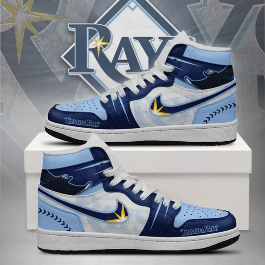 [FLASH SALE] NEW CUSTOMIZED MLB21 TB RAYS AIR JORDAN SNEAKERS