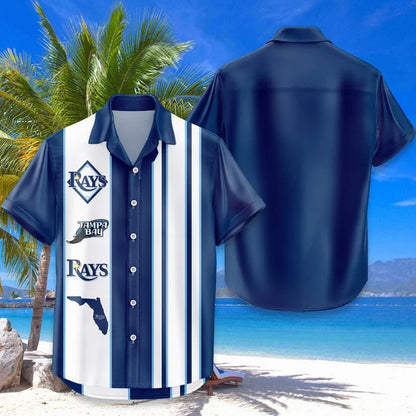 [FLASH SALE] NEW CUSTOMIZED MLB21 TBR TAMPA BAY RAYS UNISEX HAWAIIAN SHIRT