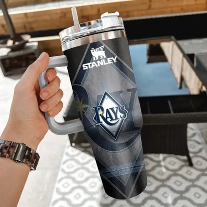 [FLASH SALE] NEW CUSTOMIZED MLB21 TBR TAMPA BAY RAYS 40oz TUMBLER