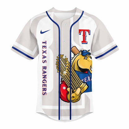 [FLASH SALE] NEW CUSTOMIZED MLB08 TX RANGERS BASEBALL JERSEY
