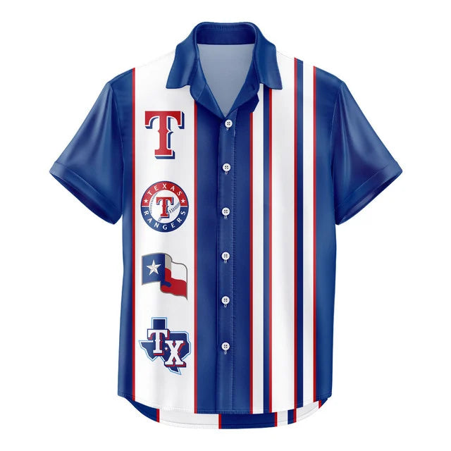 [FLASH SALE] NEW CUSTOMIZED MLB08 TRS TEXAS RANGERS UNISEX HAWAIIAN SHIRT