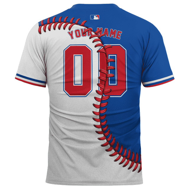 [FLASH SALE] NEW CUSTOMIZED MLB08 TRS TEXAS RANGERS BASEBALL JERSEY