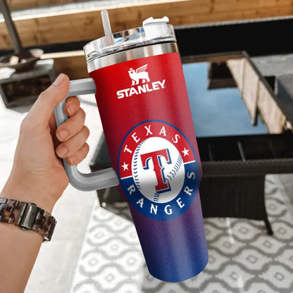 [FLASH SALE] NEW CUSTOMIZED MLB08 TRS TEXAS RANGERS 40oz TUMBLER