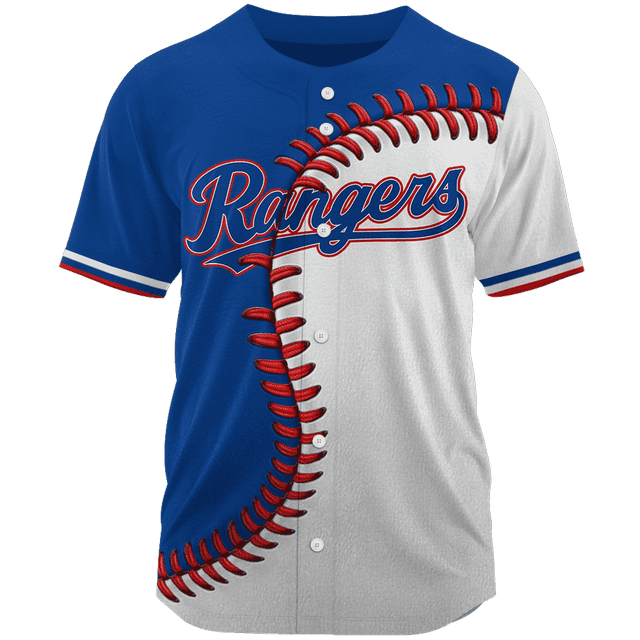[FLASH SALE] NEW CUSTOMIZED MLB08 TRS TEXAS RANGERS BASEBALL JERSEY