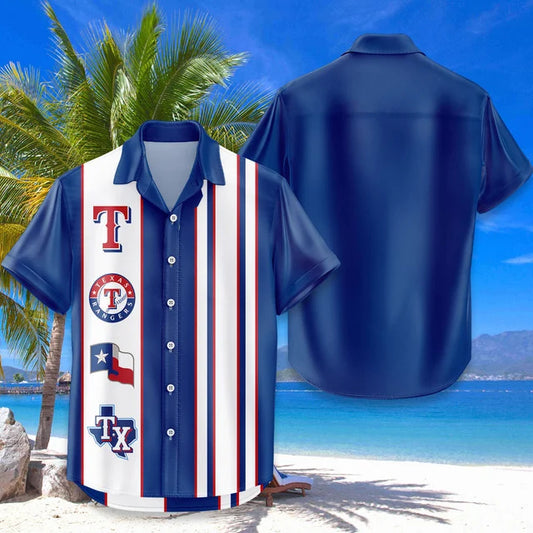 [FLASH SALE] NEW CUSTOMIZED MLB08 TRS TEXAS RANGERS UNISEX HAWAIIAN SHIRT
