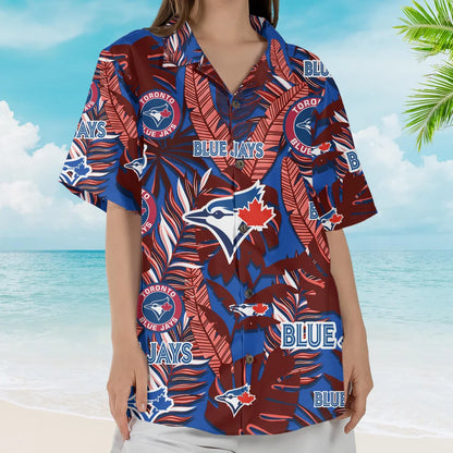 [FLASH SALE] NEW CUSTOMIZED MLB12 TBJ TORONTO BLUE JAYS UNISEX HAWAIIAN SHIRT