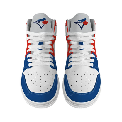 [FLASH SALE] NEW CUSTOMIZED MLB12 TR BLUE JAYS AIR JORDAN SNEAKERS