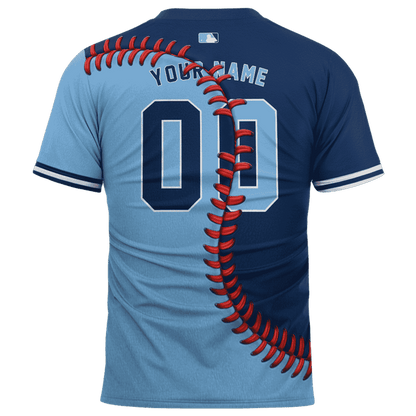 [FLASH SALE] NEW CUSTOMIZED MLB12 TBJ TORONTO BLUE JAYS BASEBALL JERSEY