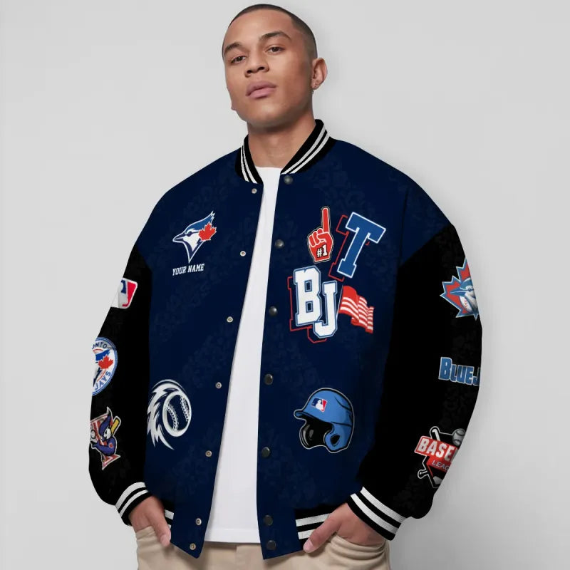[FLASH SALE] NEW CUSTOMIZED MLB12 TBJ TORONTO BLUE JAYS UNISEX T-SHIRT, POLO, HOODIE & JACKETS