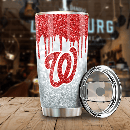 [FLASH SALE] NEW CUSTOMIZED MLB28 WA NATIONALS TUMBLER CUP
