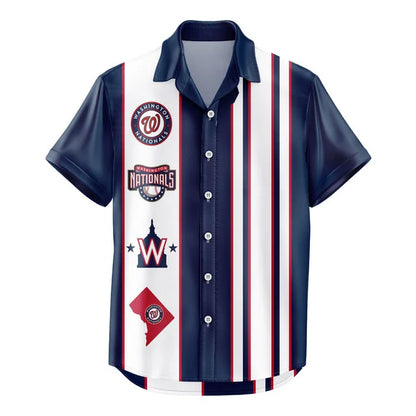 [FLASH SALE] NEW CUSTOMIZED MLB28 WNS WASHINGTON NATIONALS UNISEX HAWAIIAN SHIRT