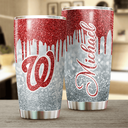 [FLASH SALE] NEW CUSTOMIZED MLB28 WA NATIONALS TUMBLER CUP